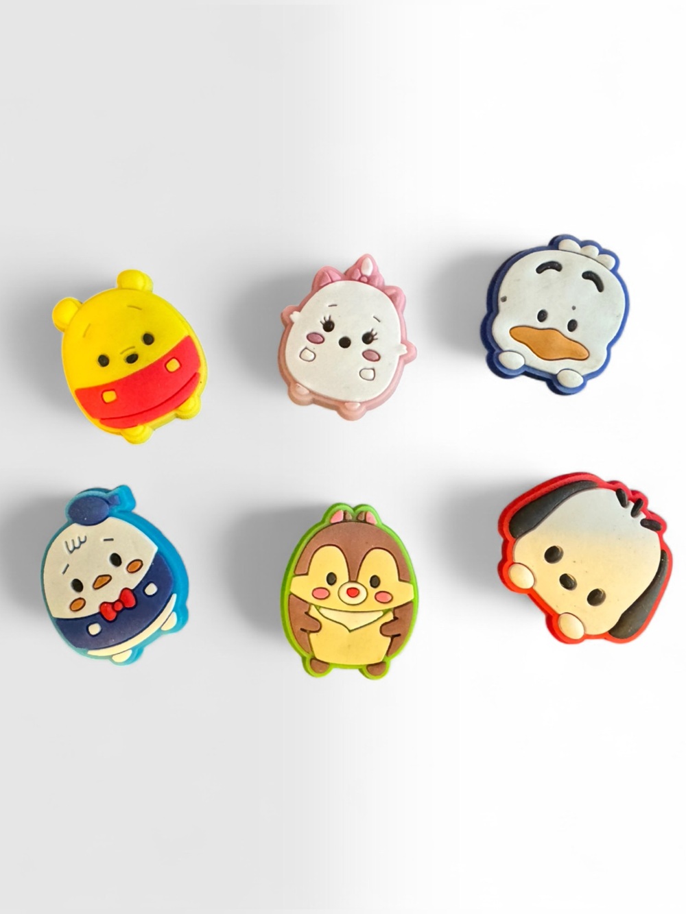Adorable Disney Character Croc Charms -Set of 6